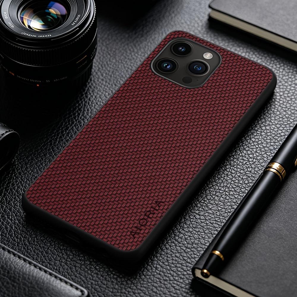 Phone Case: New Fashion Phone Case for iPhone 15 14 13 Pro Max Plus Business Casual Faux Synthetic Leather Phone Cover