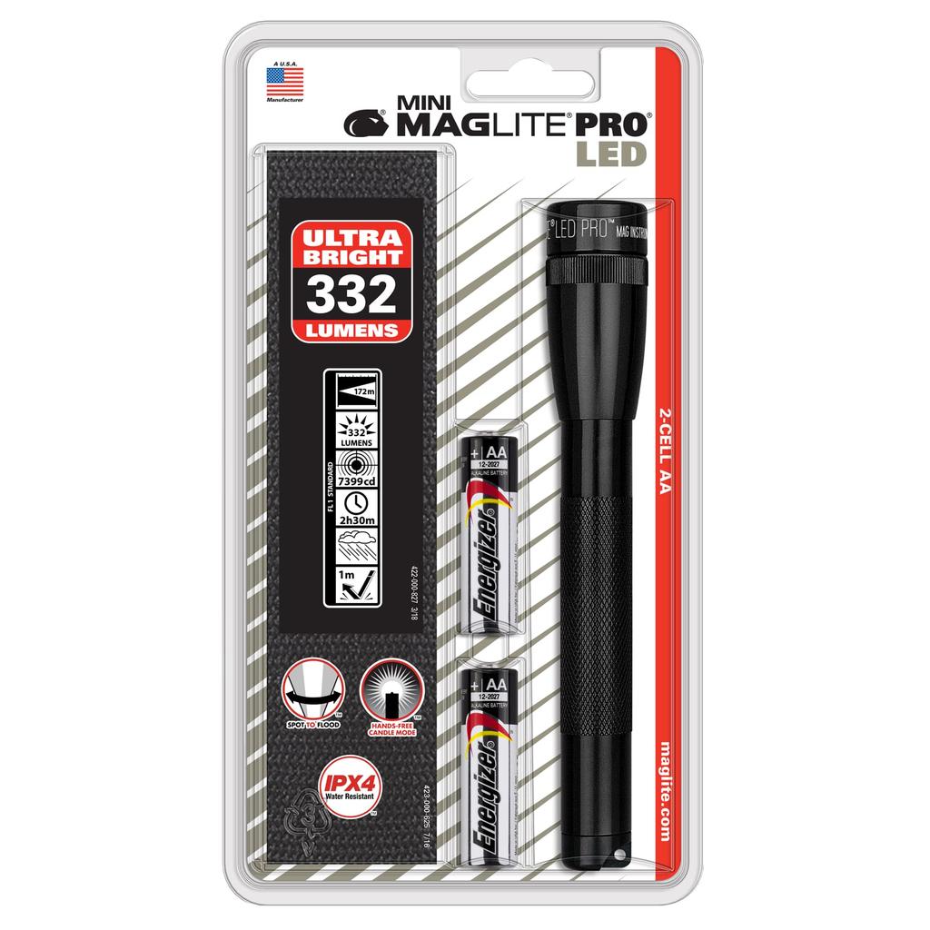 lumens Black body Mini Maglite PRO LED SP2P01HL [332 / color] Flashlight