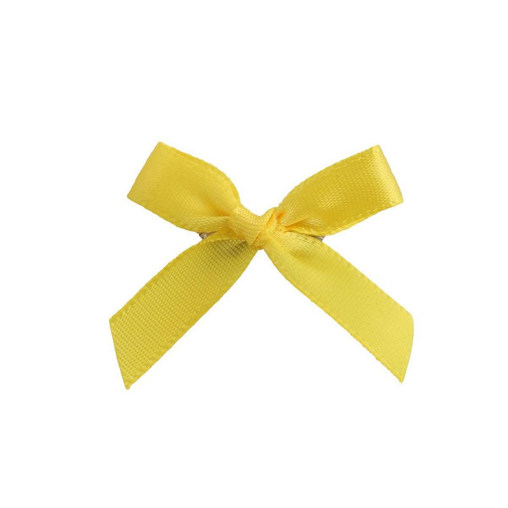 Ballet Style Ribbon Bow Duckbill Clip - Sweet 4cm Hair Accessories