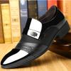 Fashion Men Casual Leather Shoes Fashion Pointe Dress Shoes Luxury Loafers Classic Business Formal Shoes for Men Slip On Oxford Footwear
