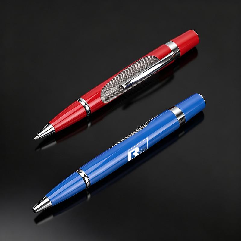 Luxury Car Emblem Metal Signature Pen Durable Gel Pens Business Ballpoint Pen Gift for Volkswagen VW R Rline GTI Polo Golf JettaNI8
