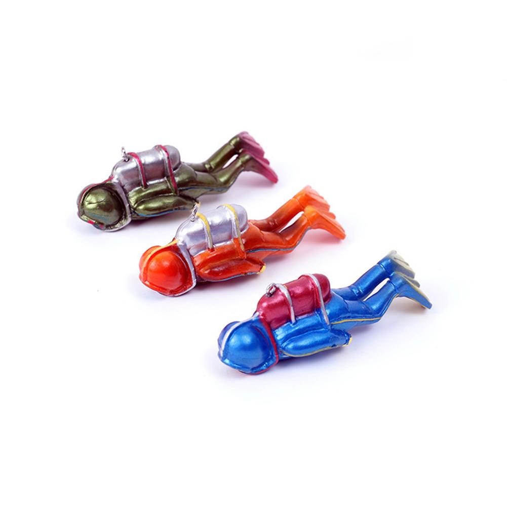 Floating Diver Aquarium Decorations Cartoon Diver Figurines Aquarium Ornament Fish Playmate Fish Tank Accessories