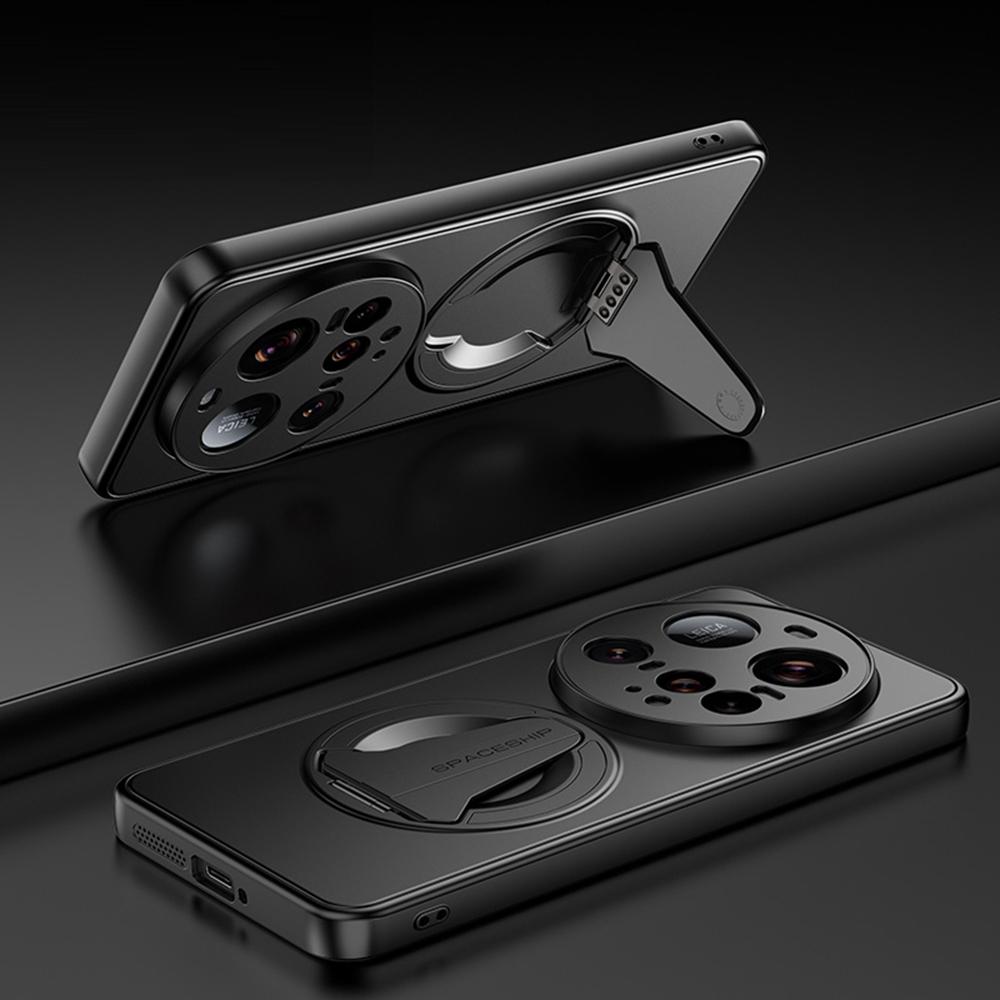 For Xiaomi 15 Ultra Case Compatible with MagSafe Hidden Kickstand Skin-Feel Matte PC TPU Phone Back Cover