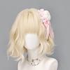 Anime Style Hair Clip Lace Barrettes And Button For Secure Bun Hold In Various Occasion Comfortable Hairpin