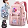 Anime Cartoon K-Pop Bedruckter Rucksack mit großer Kapazität für Teenager, Schüler, Mädchen, Jungen, Schultasche, Büchertasche, Kindergeschenk, Damen, wasserdichte Reisetasche, Mochila
