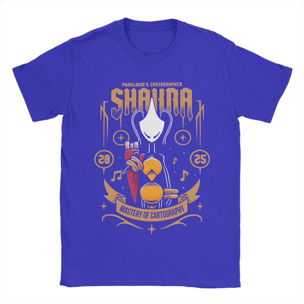 Hollow Knight Silksong Shakra TShirt for Men  Vintage Cotton Tee Shirt Crewneck Short Sleeve T Shirt Party Clothing