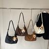 Casual style large capacity women's daily commute dumpling single shoulder messenger bag