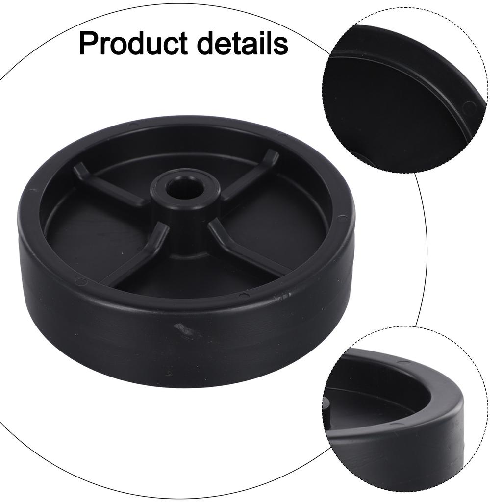 Set of 2 Deck Wheels and Hardware For for Troy and For Cadet Compatible with 1120337 7340973 Enhances Mowing Efficiency
