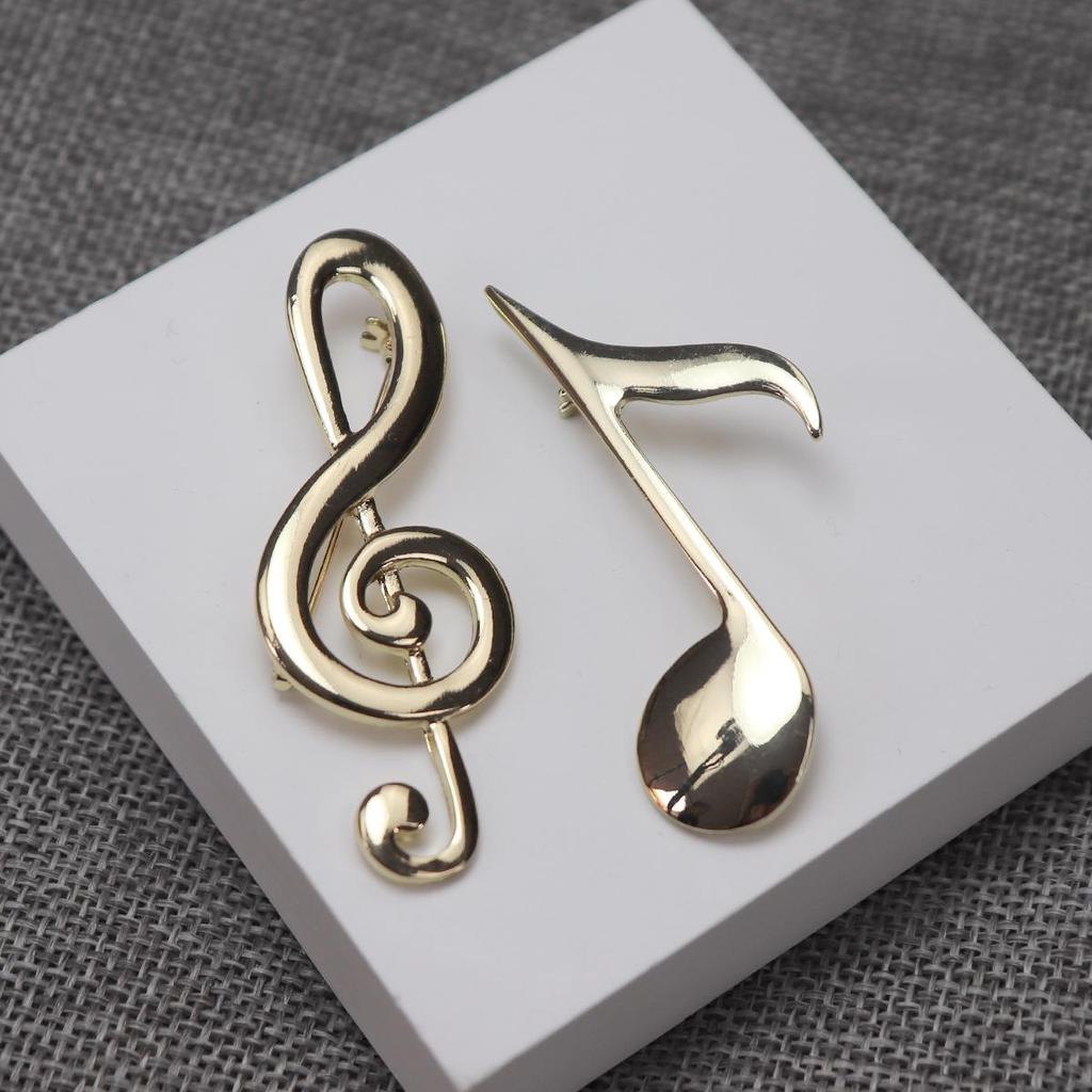 Musical Note Brooch - Fashion Accessory for Students: Perfect for Clothing, Hats, or Bags