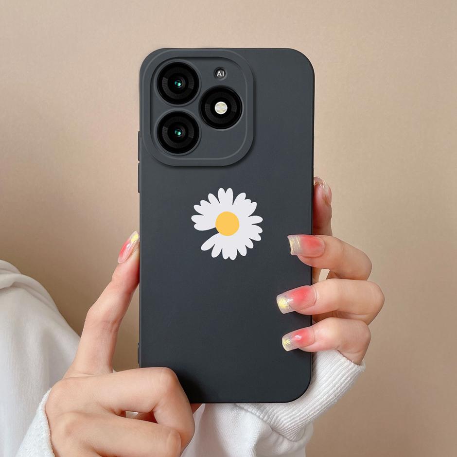 For Tecno Itel A70 Phone Case Cool Girl Cartoons Pattern Liquid Silicone Shell For ItelA70 A 70 High-quality New Design Fundas