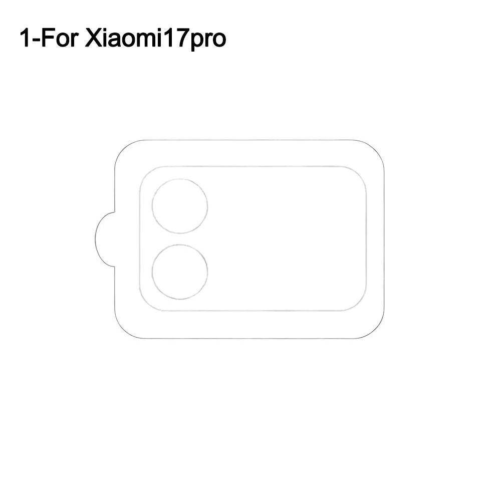 Защитная пленка для объектива 9H HD Защита камеры для Xiaomi 17/17Pro/17 Pro Max Аксессуары для телефона 1-for Xiaomi 17 Pro