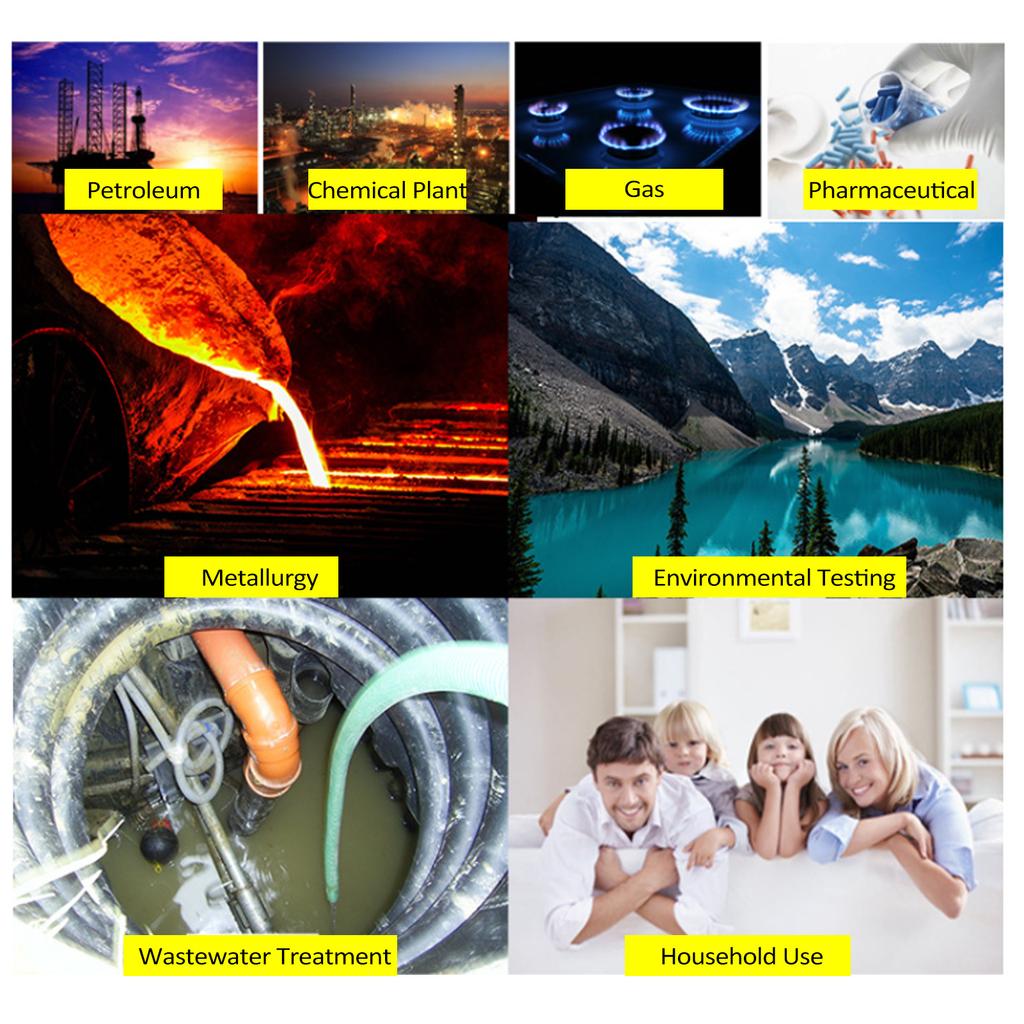 SMART SENSOR AS8900 4 in 1 Combustible Gas Detector Analyzer Handheld Multi Gas Monitor Gas Detector O₂ CO H₂S Analyzer