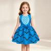 Girls Sleeveless Dress Witch Hunting Girls Group Full Print Galaxy Music Note Skirt with Big Bow Kids Princess Party Birthday Casual Sundress Little
