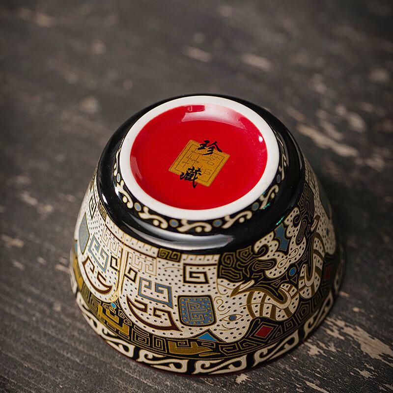 Chaxun 999 Silver Ceramic Kung Fu Tea Cup