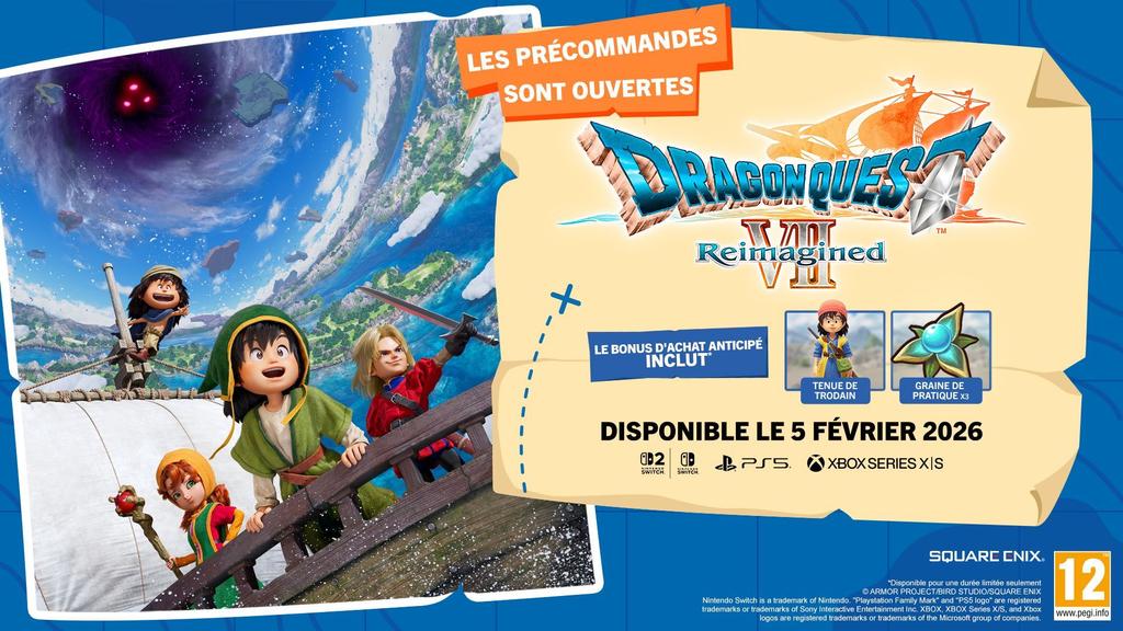 Dragon Quest VII Reimagined - Jeu Xbox Séries X