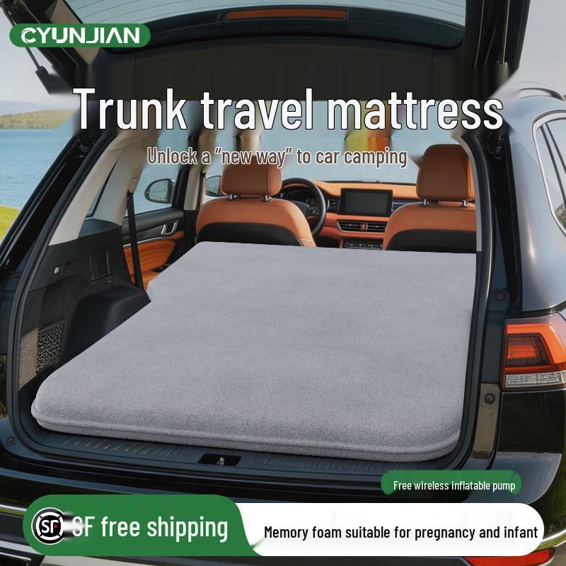 Car Bed Mattress for SUV Trunk - Ideal for Long-Distance Self-Driving Comfort.