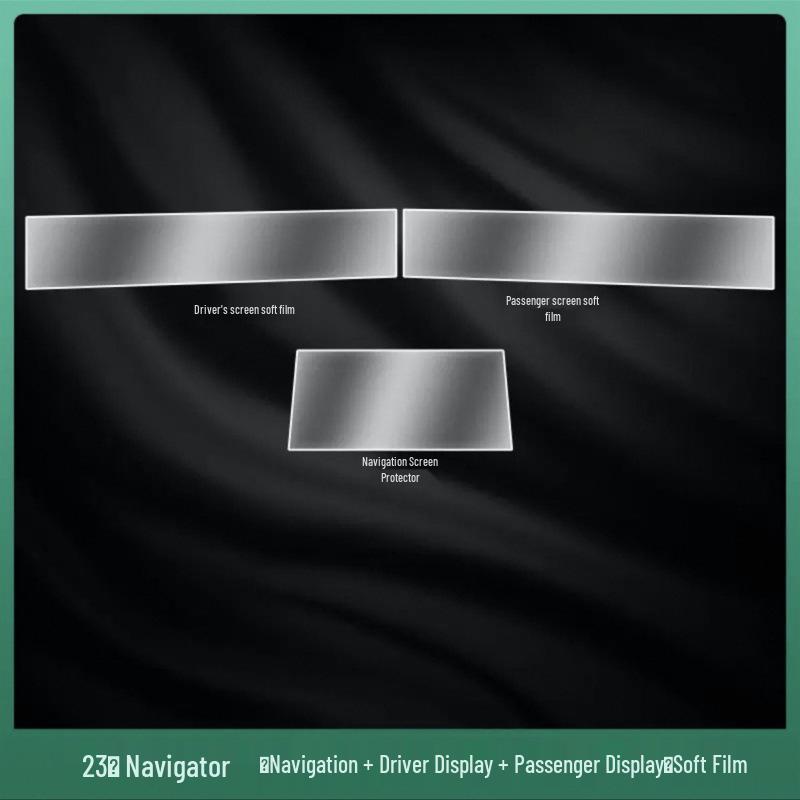 Lincoln Nautilus Screen Protector: TPU Center Console & Navigation Display Film
