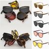 Folding Sunglasses Women Men Night Vision Driving Eyewear Portable Sun Glasses With Case Gafas De Sol