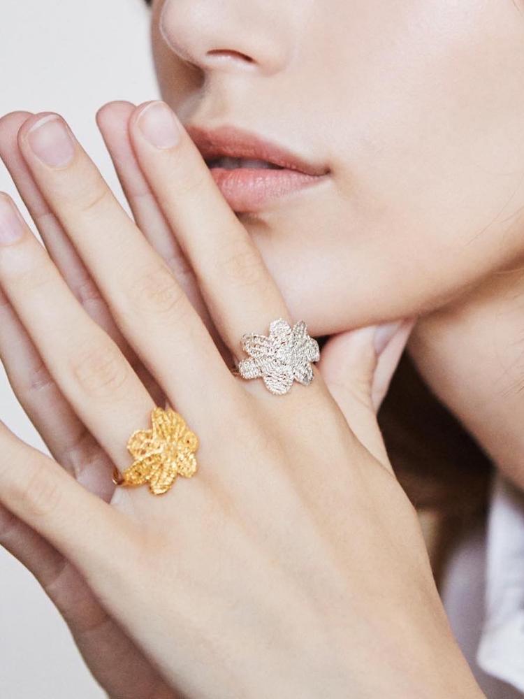 Elyona Legacy Lace Ring (Silver/Gold)