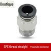 XPC SPC Quick-Coupling Threaded Straight Fitting 4-M5 6mm Air Tube 018-0210-0312-04