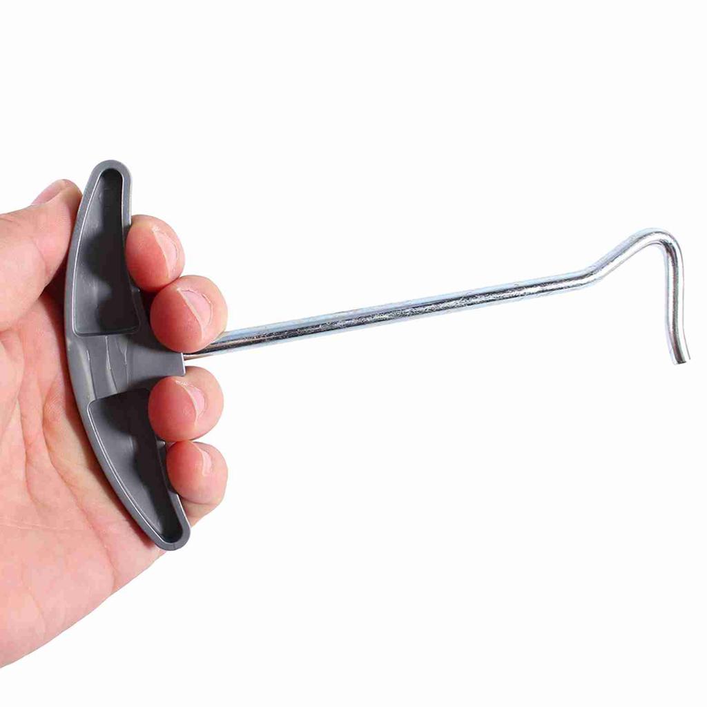 Tent Peg Nail Puller Tool Steel Awning Stakes Hooks Remover Lifter For Camping