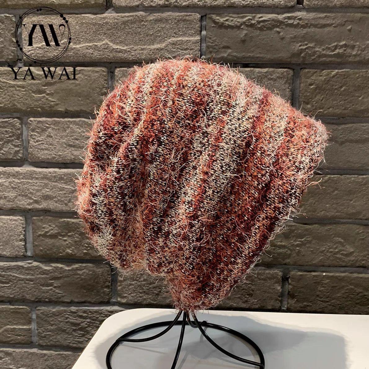 

Korean Retro Plush Beanie for Women - Stylish, Versatile, and Warm One size помаранчевий