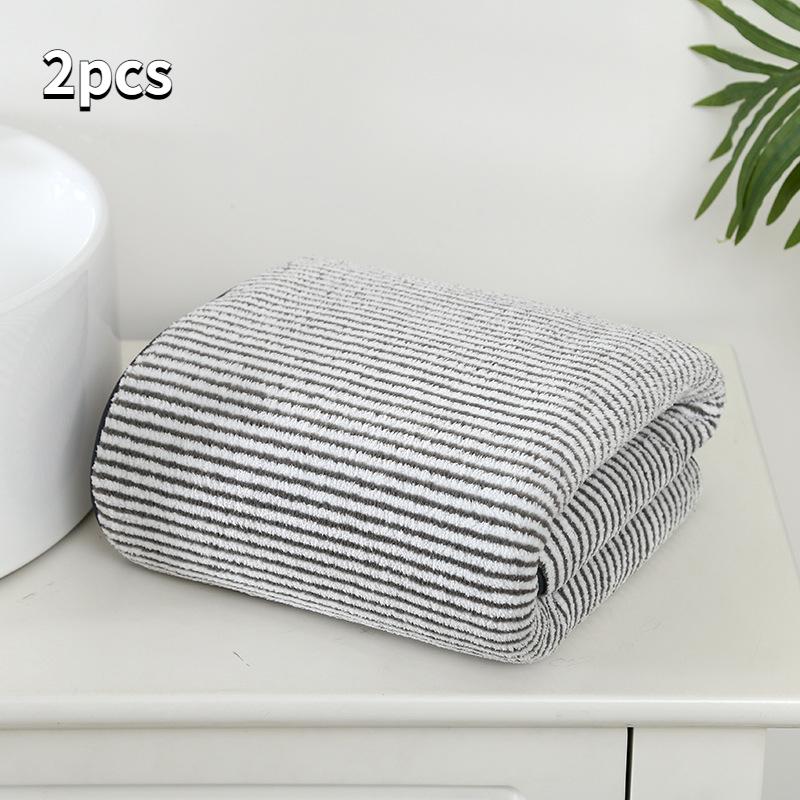 

2 шт. Полотенце из бамбукового волокна, набор полотенец для ванной комнаты, мягкое полотенце для ванной, быстросохнущее впитывающее полотенце для ванной комнаты дома