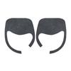 For ZEEKR 001 2026 001Max 001 Ultra, Italian Suede Overlay On The Car Seat Belt Retractable Panel Decorative Sticker Accessories