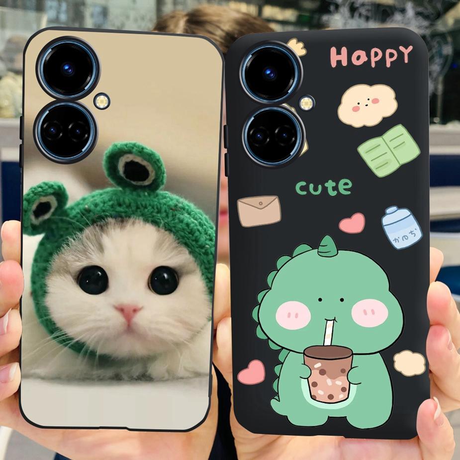 For Tecno Camon 19 Neo Case CH6i New Fashion Painted Cover Soft Silicone Phone Case For Tecno Camon 19 Pro 5G Camon19 Neo Bumper