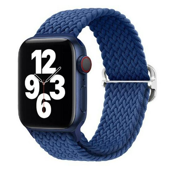 Elastic Woven Nylon Strap for Apple Watch Series 4-10 & Ultra 2