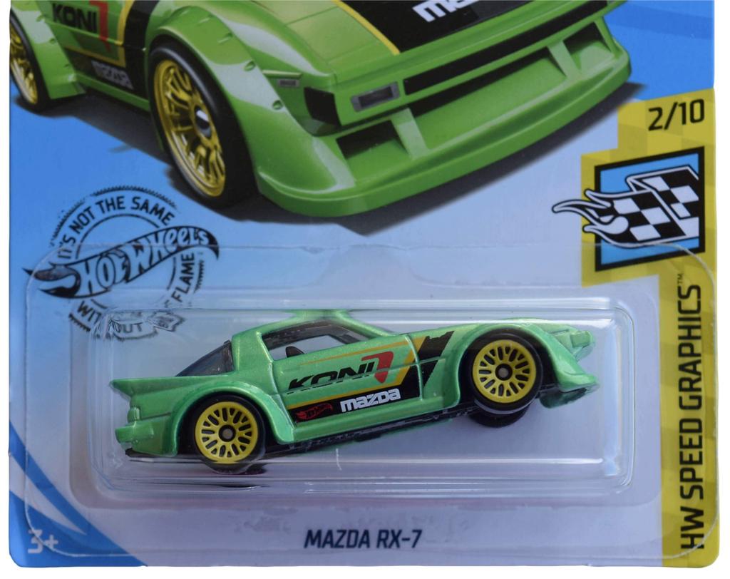 Hot Wheels Speed Graphics Mazda RX 7 Green 2/10 167/250,