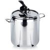 Schnellkochtopf Orion Profi Stahl-Druckkochtopf Schnelles Kochen 9L