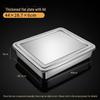 Square Stainless Steel Tiramisu Cake Mold and Deep Plate Set