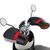 Winter Warm Fleece-Lined Motorcycle Handlebar Covers: Windproof, Water-Repellent, and Reflective