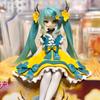 Hatsune Miku Anime Figure Toys Flower Fairy Collection Miku Kawaii Cartoon Pvc Action Figurine Model Dolls Birthdays Gifts Kid‘S