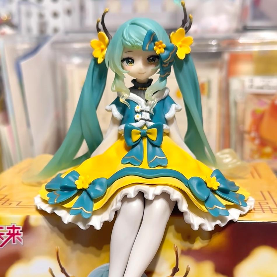 Hatsune Miku Anime Figure Toys Flower Fairy Collection Miku Kawaii Cartoon Pvc Action Figurine Model Dolls Birthdays Gifts Kid‘S