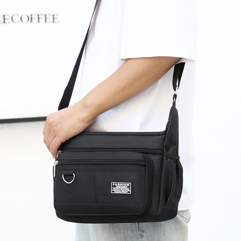 תיק שליחים לגברים תיקי כתף Crossbody חבילת מנשא קטן לעבודה עמיד למים חבילות אוקספורד ארנק ילקוט
