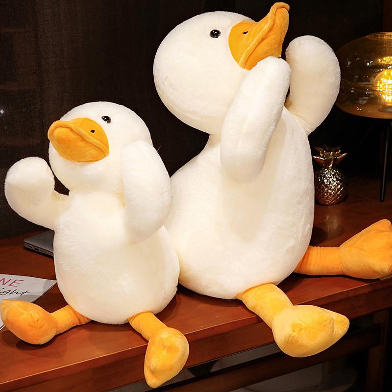 Lying Plush Duck Toy Cartoon Animal Stuffed Doll Decoration Kids Birthday Gift