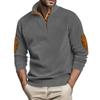 Neue Herren Slim Jacke Jacquard Streifen Casual Stehkragen Langarm Sweatshirt Herren Tops
