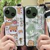 Shockproof Soft Case Phone Case For Sharp Aquos R9/SH-51E Cute Anti-dust Kickstand Waterproof Anti-knock Protective Ring