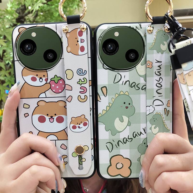 Shockproof Soft Case Phone Case For Sharp Aquos R9/SH-51E Cute Anti-dust Kickstand Waterproof Anti-knock Protective Ring