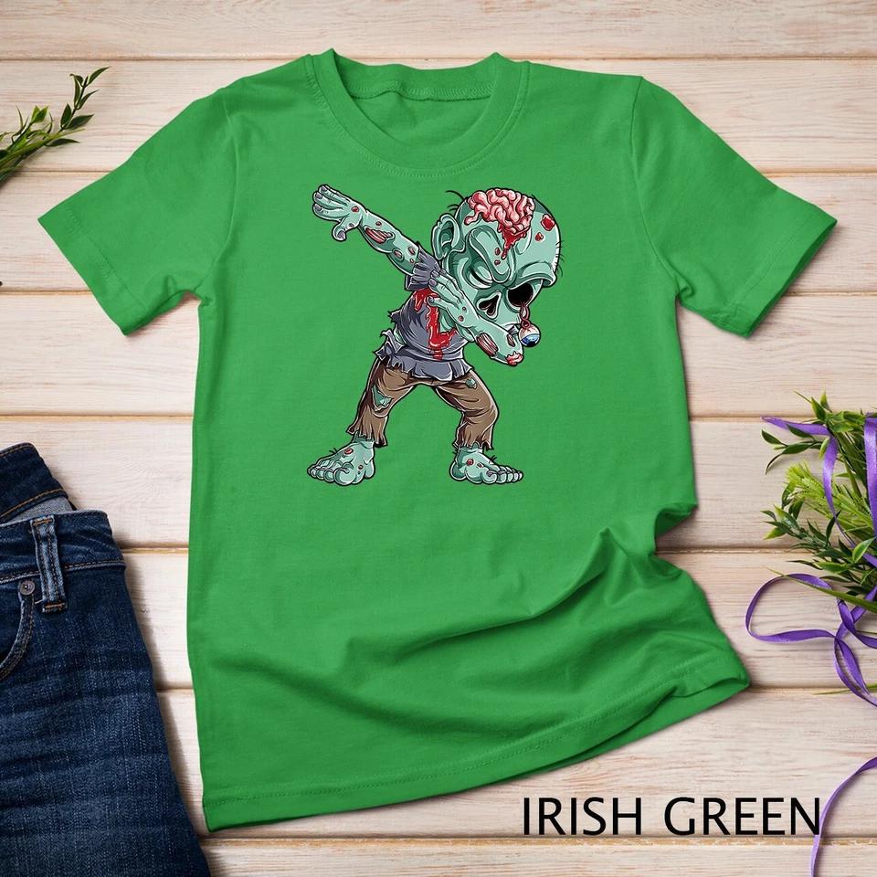 Dabbing Zombie T shirt Halloween Boys Kids Dab Funny Zombies Unisex T-shirt 5 M