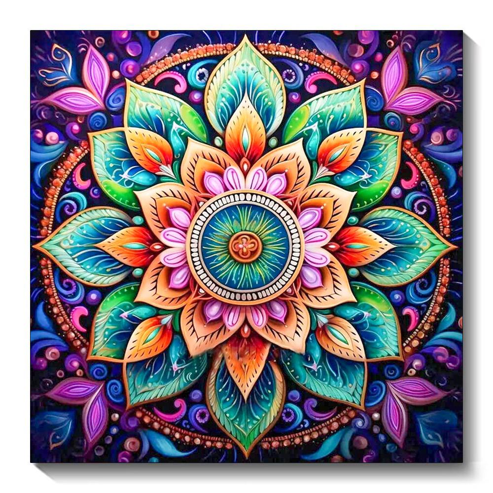 Diamond Painting Mandala DIY 5D Full Square Round Drill Embroidery Fantasy Mosaic Flower Wall Decorations Living Room New 2026
