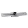Woodworking Tool Metal Square Ruler Workshop Use Silver Clear Graduations Easy-to-read Markings Ergonomic Design