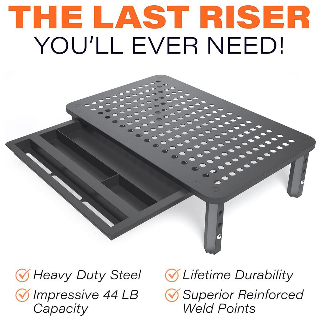 Monitor Stand Laptop Riser Stands Desktop Shelf Storage Rack for Pinter Keyboard