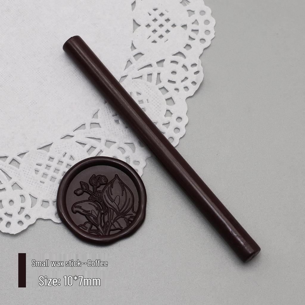 Bețișoare de Ceară de Sigiliu Mat Perlat, 125 Culori, 10x0.7cm, Compatibile cu Pistoale de Ceară, Culori Mixabile