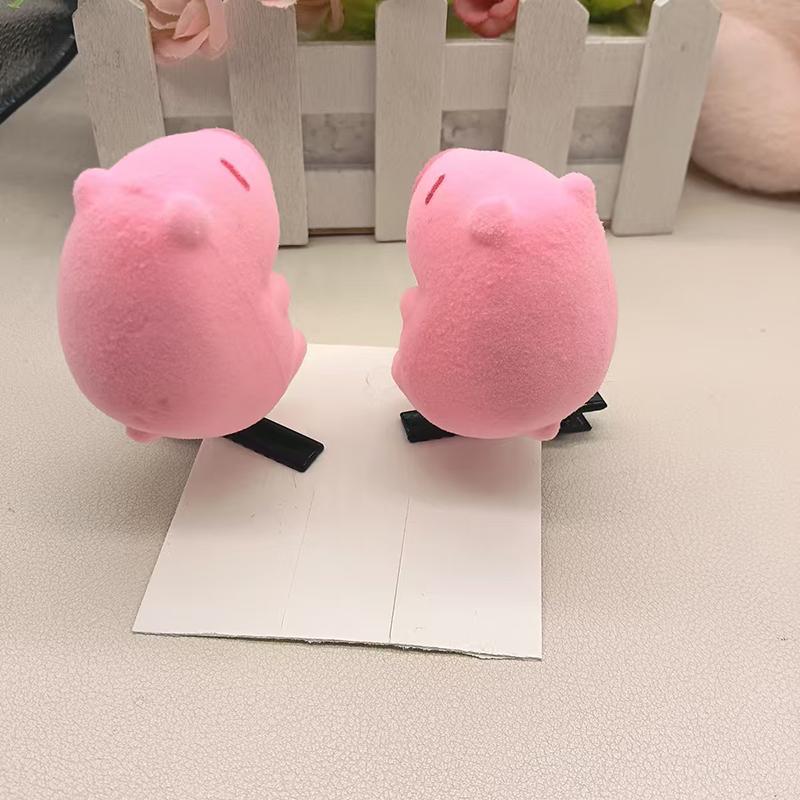 10 ks Kreslená růžová sponka do vlasů kapybara pro ženy dívky roztomilé vlasové doplňky kapybara vtipné kawaii dětské pokrývky hlavy dárky