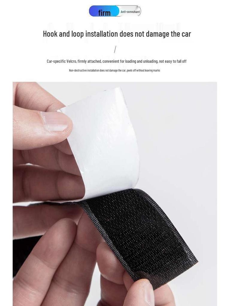 Blue E5 Car Anti-Kick Mat with Rear Air Vent Protector