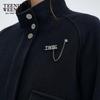 Teenie Weenie Women's Woolen Stand-Up Collar Jacket