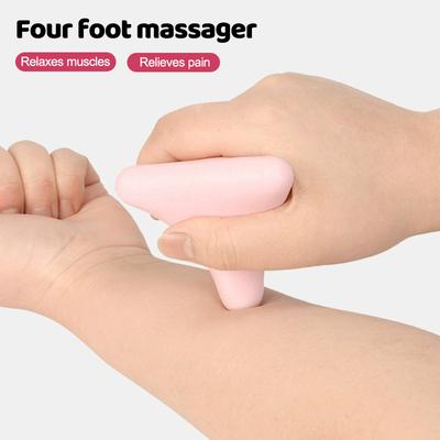 Silicon Massage Cone Triangular Relax Apparatus Ball Psoas Muscle Release Thoracic Spine Back Neck Scapula Foot Yoga Apparatus
